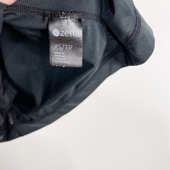 Zella XSmall XS Black Cut Out Racerback Workout Tank Top Scoop Neck Womens - Picture 8 of 9